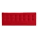 thumbnail image 1 of Respaldo Botone Felpa 2 Plazas Rojo, 1 of 5