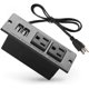 thumbnail image 1 of Base de carga de escritorio con dos enchufes y dos puertos USB., 1 of 7