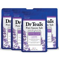 Dr Teal'S - Epsom Salt Dr. Teal'S Soothe & Sleep Con Lavanda 1,36 Kg X4