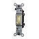 thumbnail image 1 of Interruptor Leviton 2651-2I, 15 amperios, 120 V, conexión a tierra, color marfil, 1 of 1