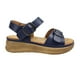 thumbnail image 1 of Sandalia Mujer Plataforma Hebilla 0419-1 Azul, 1 of 5