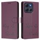 thumbnail image 2 of Funda Cartera para Motorola Moto G86 con Bloqueo RFID, Cierre Magnético y Ranuras Tarjetas Morado, 2 of 6