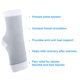 thumbnail image 5 of REGALWOVEN 1 Par de Calcetines de Compresión para Tobillo Soporte para Hombres Mujeres Tendón de Aquiles Blanco Gris Tamaño L/XL, 5 of 7