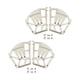 thumbnail image 1 of 2x Gabinete Con Cajón Para Zapatos Bisagra Estante Giratorio Accesorio Gabinete Marcos Abatibles Blanco 3 Capas De Espesor, 1 of 5