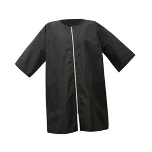 Ioensy - Delantal De Peluquero, Delantal De Estilista, Bata Para Corte De Cabello, Coloración Y Spa, Color Negro.