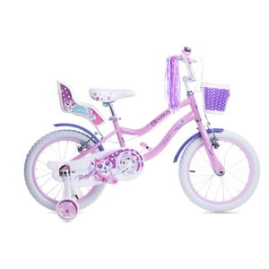 Bicicleta Mtb Aro 16 Brabus 1600Ld Bianca Rosado