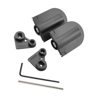 Bothyi - 2X Bisagras Para Tocador, Caja De Madera Fácil De Usar, Bisagras De Cierre Suave Para El Hogar, Color Negro