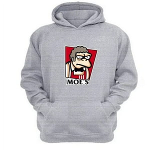 Genérico - Polerón Canguro Moes Gris Claro Talla S Unisex