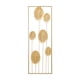 thumbnail image 5 of Decoración De Pared De Metal Escultura Corredor Granja Hojas Arte De Pared Dibujo Lineal Hoja Redonda Izquierda, 5 of 5