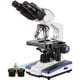 thumbnail image 3 of Microscopio AmScope B120C-50P100S 40X-2500X con escenario 3D, 3 of 4