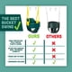thumbnail image 2 of Cubo completo con respaldo alto de primera calidad de Swing Seat Squirrel Products, 2 of 7