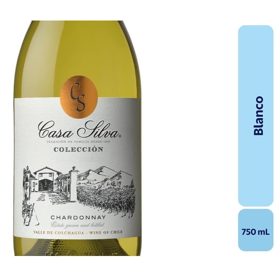 Vino Blanco Botella 750 mL Casa Silva