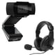 thumbnail image 1 of Cámara web y auriculares estéreo Supersonic SC-942WCH PRO HD 1080P, 1 of 7