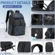 thumbnail image 4 of Mochila Tuceng para cámara réflex digital, réflex digital o sin espejo, bolsa grande para fotografía para hombres y mujeres con compartimento para portátil y soporte para trípode (azul)..., 4 of 8