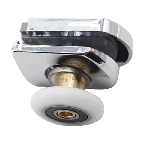 Ioensy - Rueda Del Rodillo De La Puerta De La Ducha De La Aleación Del Cinc Para La Parte Superior De La Puerta Del Recinto De La Ducha Del Cuarto De Ducha