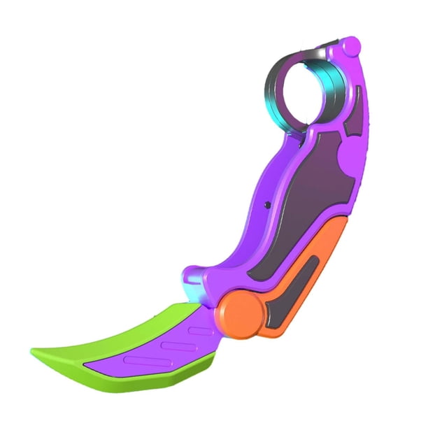 Pequeño Cuchillo De Rábano Mini Modelo Cuchillo Sensorial Fidget Para Amigos Regalos Navideños Violeta