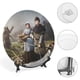 thumbnail image 4 of Medieval Plato decorativo de porcelana fina (bone china), plato decorativo de cerámica para hogar, oficina, soporte de pared, platos decorativos para dormitorio - 6 pulgadas (15 cm), 4 of 6