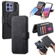 thumbnail image 1 of Funda Billetera Magnética para Motorola Edge 50 Pro Soporte Tarjetas Desmontable Negro, 1 of 6