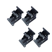 Magideal - 4 Piezas De Bisagras Plegables De , Accesorios De Metal, Patas De Extensión Diy, Bisagras De Patas De Mesa, Bisagras Para Mesa, Silla, Cajón, Negro