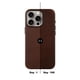thumbnail image 4 of Funda de piel maogoam para iPhone 15 Pro Max, color marrón oscuro, 4 of 8