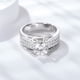 thumbnail image 4 of Anillos de Moissanita de 1-2 Uds para Hombre Color D Claridad VVS1 Anillos de Diamante para Hombre Anillos de Boda de Moissanita de Plata Esterlina S925 con Certificado, 4 of 9