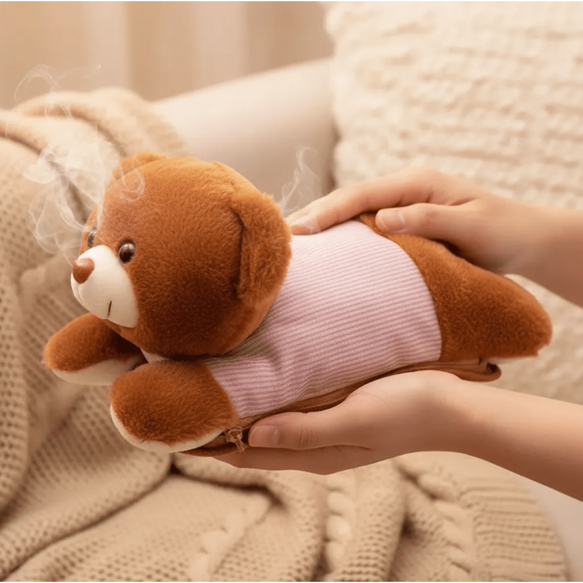 Genérico - Guatero Eléctrico Recargable De Peluche Calienta Manos Kawai