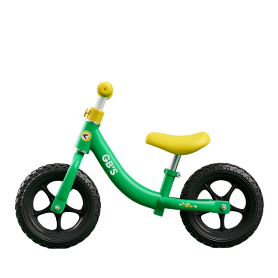 Golden Baby's - Bicicleta Equilibrio Sin Pedales Para Niños 2-7 Años Verde