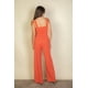 thumbnail image 2 of Saronite Mono Casual Suave de Tirantes Finos con Cuello Entallado, Color Óxido (para Mujer), 2 of 4