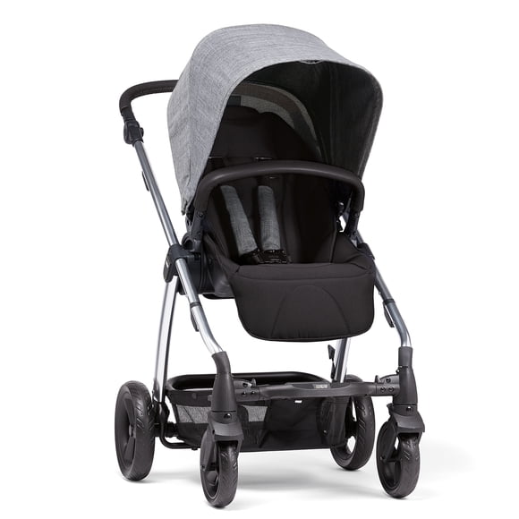 Coche Sola 2 Marl Negro Y Gris