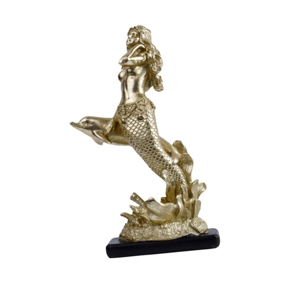 Estatua De Sirena, Adorno Creativo Y Delicado Para La Mesa, Ideal Para La Oficina, Estantería Y El Hogar.