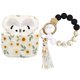 thumbnail image 1 of Funda PowerDriver de Silicona + Cordón con Pequeñas Flores para AirPods 4 (2024) y AirPods 4 con Cancelación Activa de Ruido, 1 of 7