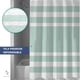 thumbnail image 2 of Cortina De Baño Diseño Impermeable Tela Bano + 12 Ganchos Turquesa AZ, 2 of 9