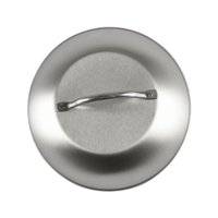 Magideal - Accesorios De Plancha De Cúpula De Fusión, Remaches Fáciles De Limpieza Manejan La Cubierta De Polvo De Tapa De Acero Inoxidable Para Empanadas Bbq De