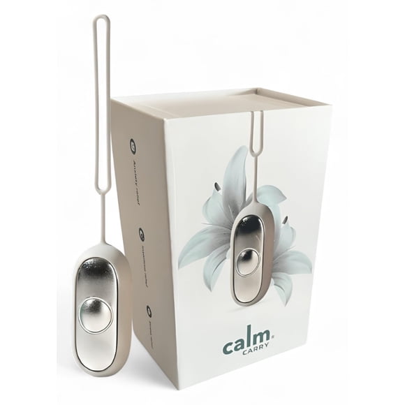 Dispositivo de bienestar CalmCarry Glowco Microcurrent Grey