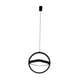 thumbnail image 2 of Lámpara Colgante Estilo Nórdico para el Hogar, Ajustable, Metal, Redonda para Comedor, Negra Cálida, 2 of 3