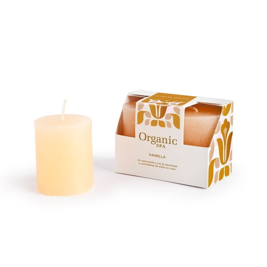 Velas Votiva Vainilla Organic Spa