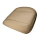thumbnail image 3 of Asiento De Coche Trasero De Cuero De PU Universal Cubierta Inferior Cojín Cojín Material Suave Frente Beige, 3 of 5