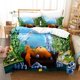 thumbnail image 1 of v652 Bed Sheets Grizzy and The Lemmings Bedding Set Single Twin Full Queen King Size Bed Set Aldult Kid Bedroom Duvetcover Sets Kawaii 3-Piece Bedding Set (1 Duvet Cover + 2 Pillow Shams) Bed Sheets j, 1 of 5