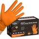 thumbnail image 1 of Guantes desechables TitanFlex ThorGrip Heavy Duty de nitrilo naranja, 1 of 9