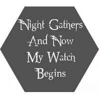 Rienda Libre Graphics - Decomural My Watch Begins Jon Snow Game Of Thrones Ws-41506