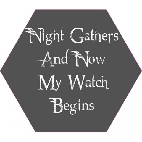 Rienda Libre Graphics - Decomural My Watch Begins Jon Snow Game Of Thrones Ws-41506