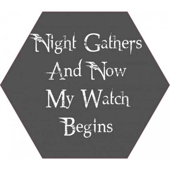 Decomural My Watch Begins Jon Snow Game Of Thrones WS-41506