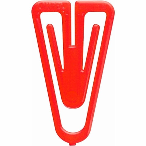 Clips De Papel Plastiklips, Tamaño Mediano, Paquete De 500 Unidades, Varios Colores