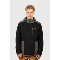 Chaqueta Polar Journey V2 Negro Hombre Falcone