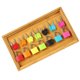 thumbnail image 1 of 7 Piezas De Colorido Juego De Llaves Y Cerraduras En Bandeja De Madera Para Ni?os Montessori Ayudas Didácticas, 1 of 5