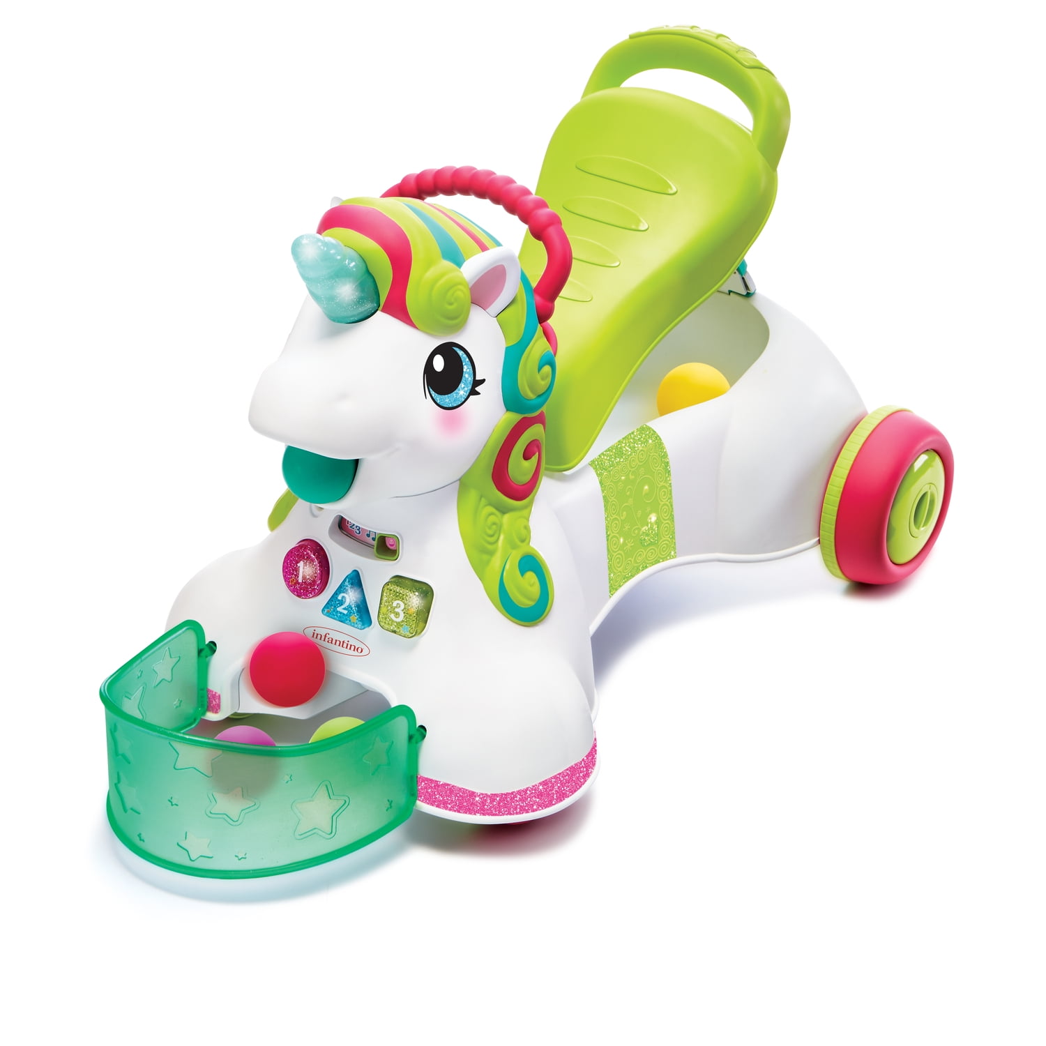 Infantino - Unicornio Caminador 3 En 1