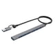 thumbnail image 1 of Extensiones De Concentrador USB A USB C A USB 3.0 Y Adaptador USB 2.0 Color Gris Durable 7 Puertos, 1 of 5