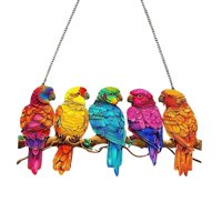 Bothyi - Colgante Colgando Para La Ventana Pájaros Decoración Colgante De Ventana Para Puertas Estilo De Pared De Oficina Un