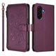 thumbnail image 2 of Funda Cartera Mariposa para [Samsung Galaxy A36 5G] con Soporte y Cremallera Violeta, 2 of 6