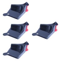 Magideal - Herramienta Para De Guía De Manguera De 4 Ruedas Para Lavado De Autos, Rodillo Para Neumáticos De Motocicletas, Camiones, Suv, Vehículos Recre Negro